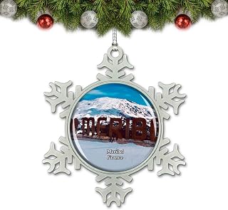 Meribel France Oxygene Ski School Christmas Ornament Tree Decoration Crystal Metal Souvenir Gift