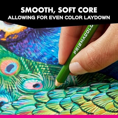 Vista 15 de Prismacolor Lápices de colores premier, núcleo suave, paquete de 132 (el embalaje puede variar)