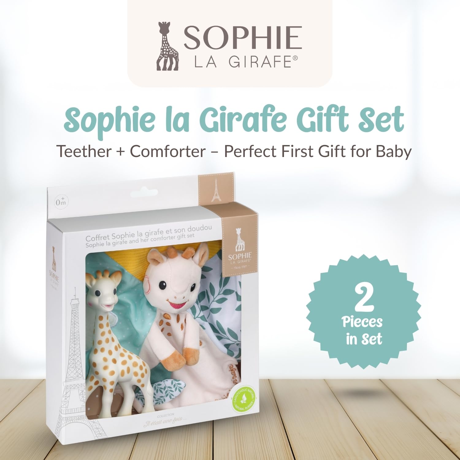Sophie la Girafe® - Sophie Teether & Comforter Gift Set, Multicoloured - Image 2