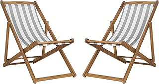 Safavieh PAT7040A-SET2 Outdoor Collection Loren Teak
