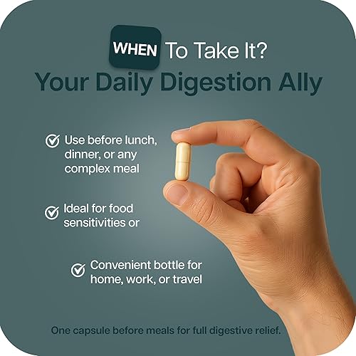 Miniatura 8 de Houston Enzymes TriEnza  Enzimas de amplio espectro para intolerancias digestivas  Apoya la digestión de gluten, caseína, soja, proteínas,