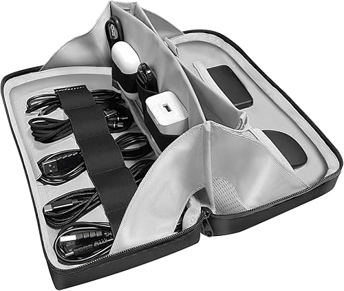 Organizador de electrónica funda impermeable para accesorios electrónicos organizador de cables de viaje bolsa de accesorios a prueba de