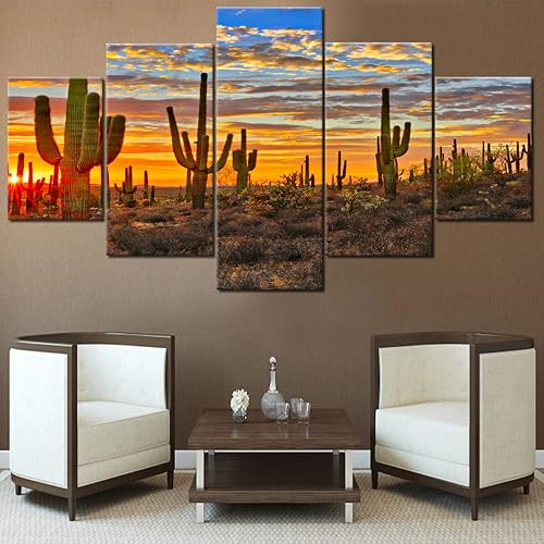 Vista 103 de Paisaje de 5 piezas pintura sobre lienzo