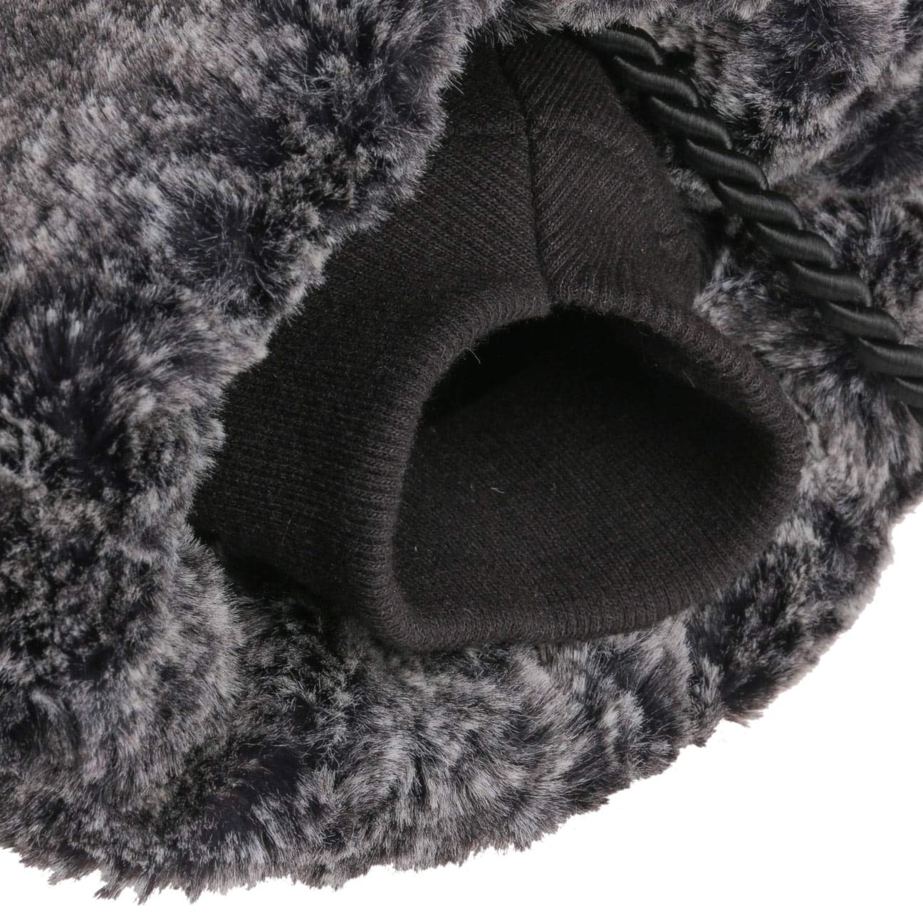 Laraice Muff Handwärmer Webpelz Damen - Made in Germany Handgelenkswärmer mit Futter Winter Herbst-Winter