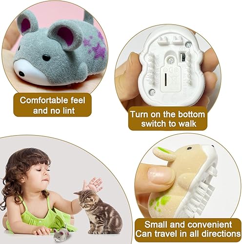 Miniatura 3 de OHGOSH Hamster Teaser That Escapes, Cats Catching Mouse Game, Interactive Cat Toy, Quirky Pet Interactive Tools, Hurry Up and Give It to Your House