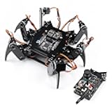 FREENOVE Hexapod Robot Kit with Remote (Compatible with Arduino IDE), Walking Crawling Twisting, App Remote Control, Servo STEM Project