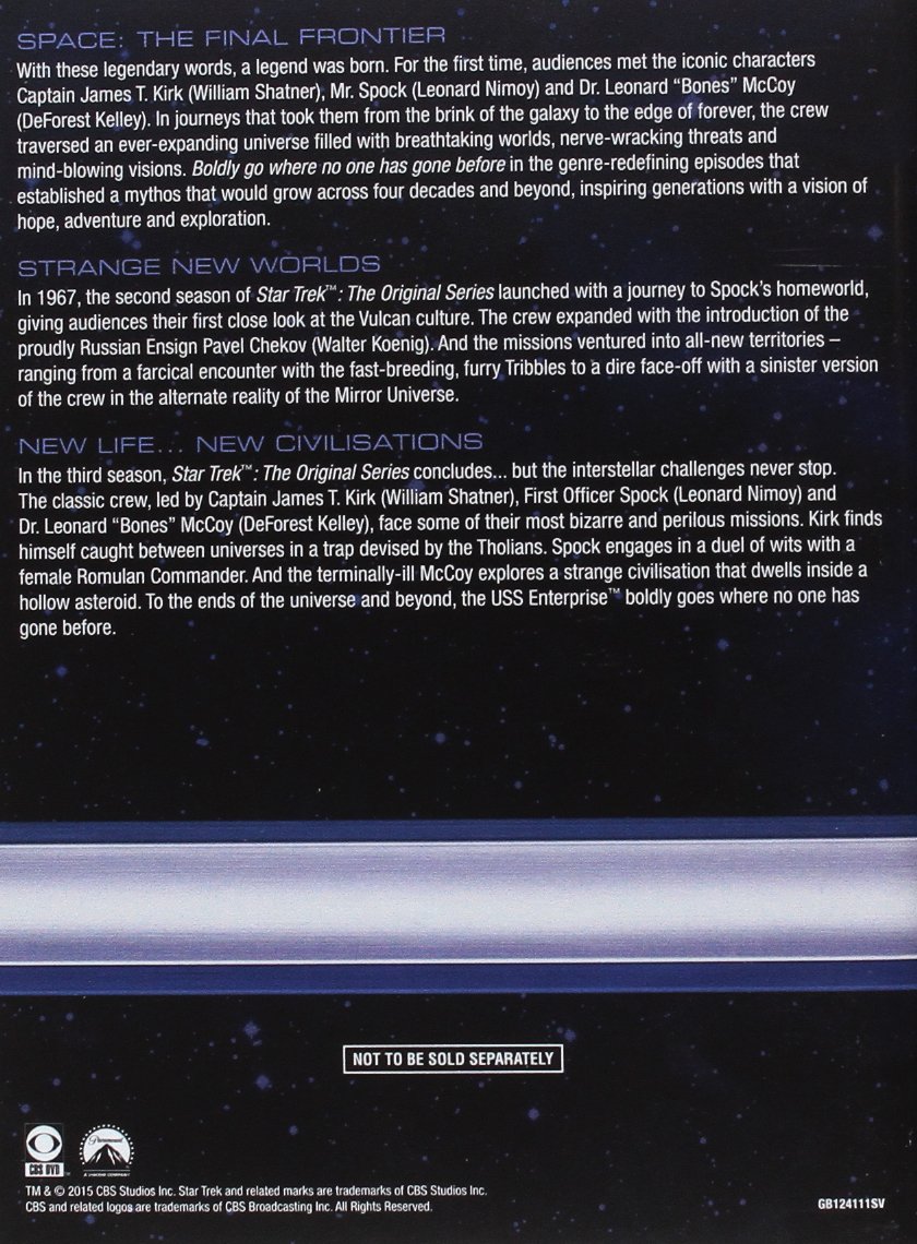 Star Trek The Original Series Comp Re-Pa [Edizione: Regno Unito] [Italia] [DVD]