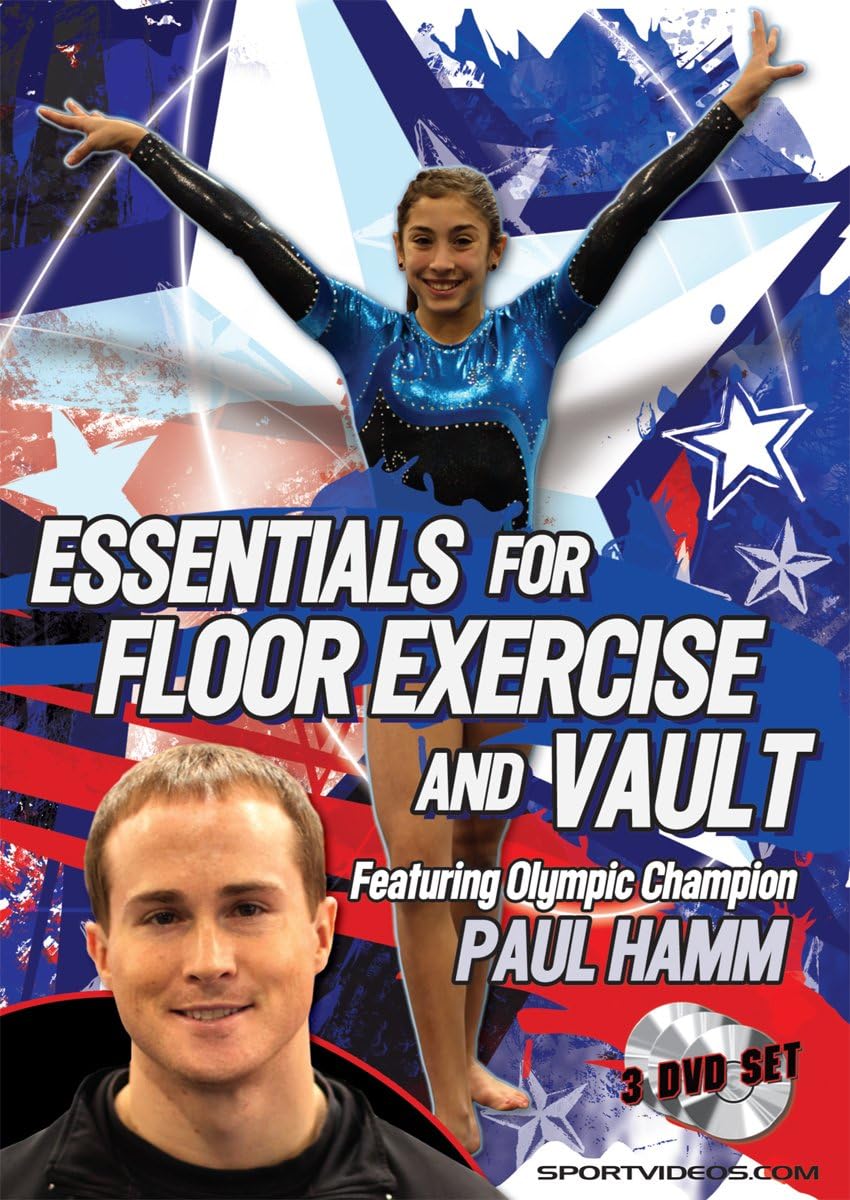 Essentials for Floor Exercise and Vault Gymnastics Video Set - Lessons from Olympic Gold Medalist Paul Hamm