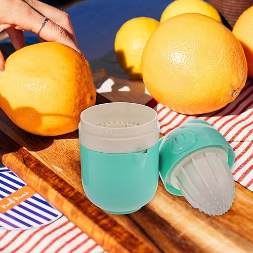 Miniatura 7 de Exprimidor de limón manual Exprimidor de frutas portátil Máquina de soja de mano multiusos Prensa de cítricos no eléctrica para uso en la cocina