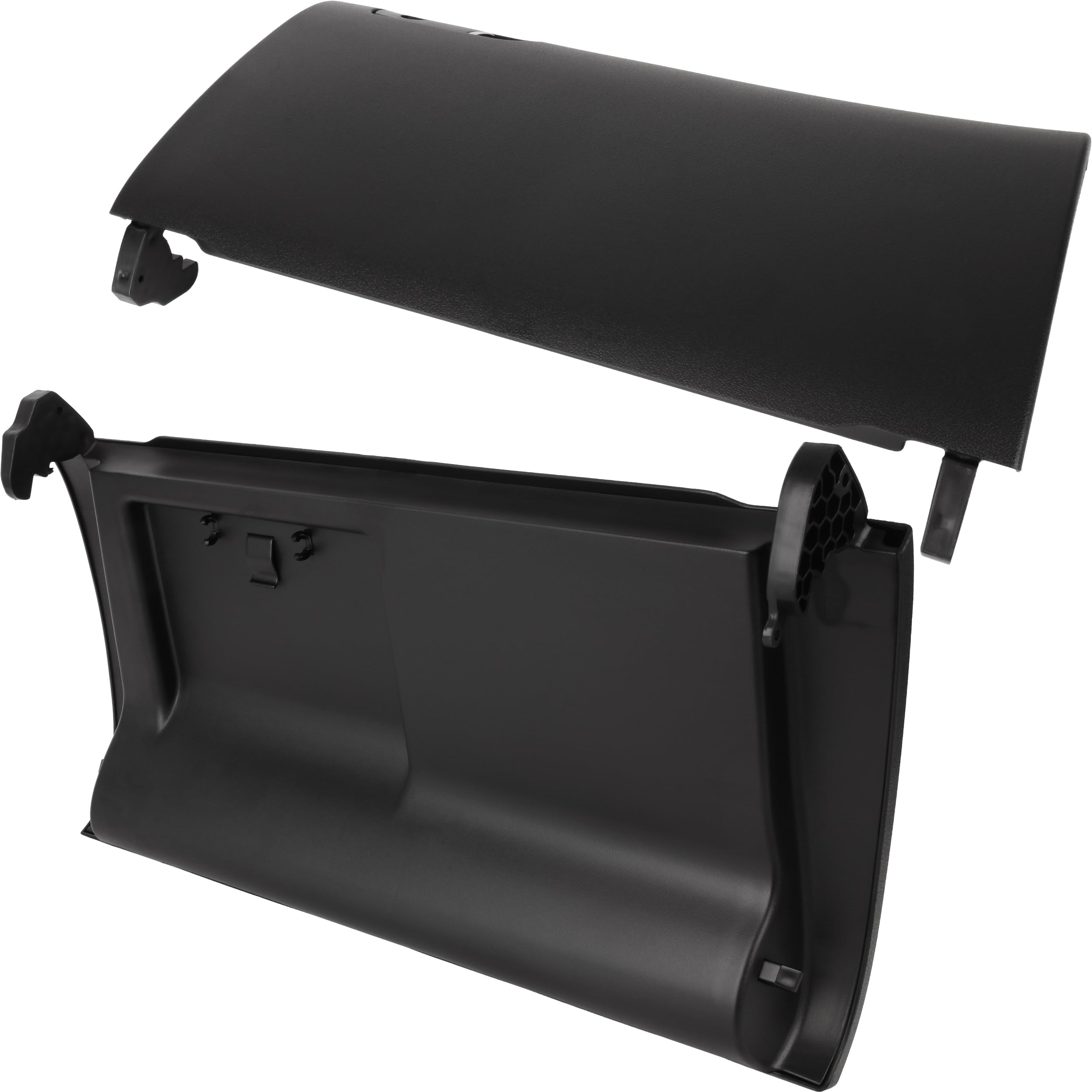 RECAMBO Handschuhfach Deckel Klappe mit Griff passend für Audi A4 8E B6-B7 BJ 2000-2008 - OEM-Optik, passgenaue Aufnahme, einfache Montage, langlebige Materialien, Innenraum-Reparatur