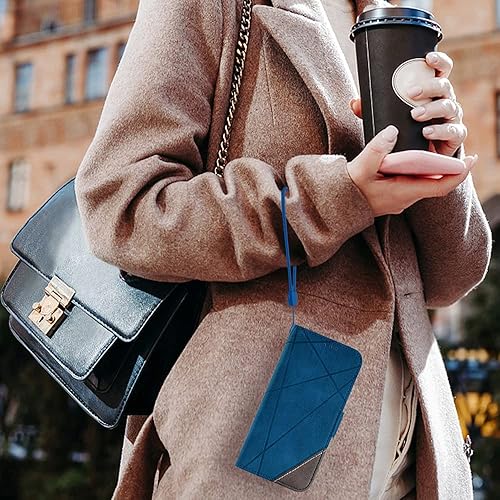 Miniatura 7 de Asuwish Compatible con Samsung Galaxy S8 Active Wallet Case y protector de pantalla de vidrio templado con tapa para tarjetero, soporte para