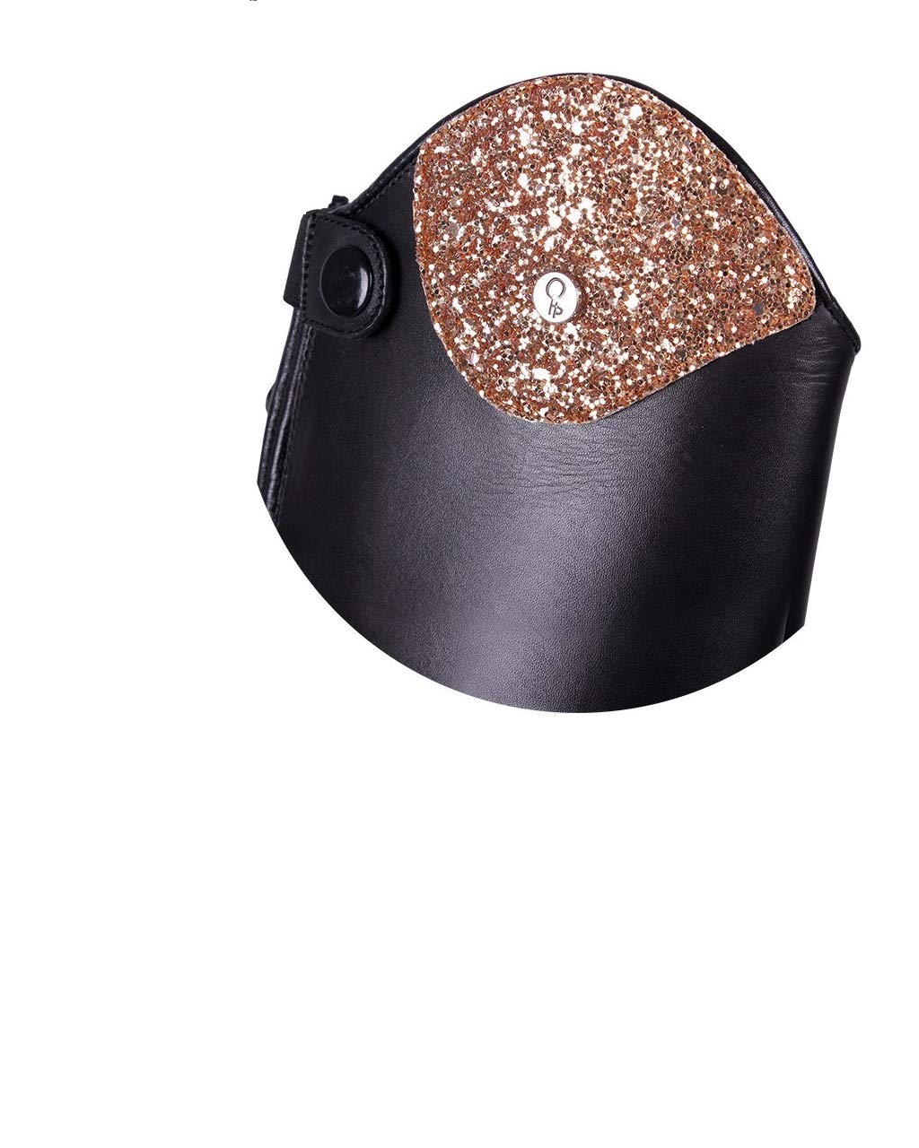 QHP Parte superior de doma intercambiable para botas de equitación Romy de piel con cierre de velcro, varios diseños