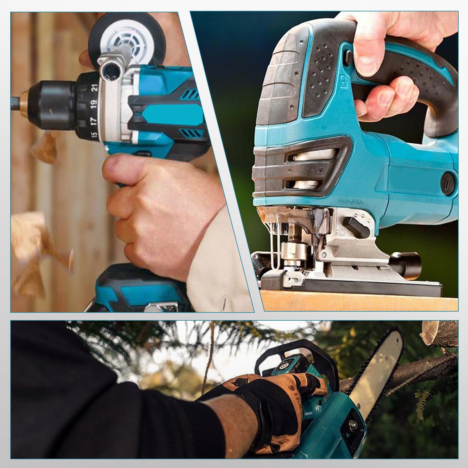 1 pieza de repuesto para Makita BL1850B de 18 V y 5,5 Ah y repuesto para Makita 3 A cargador DC18RC con batería de herramientas LED