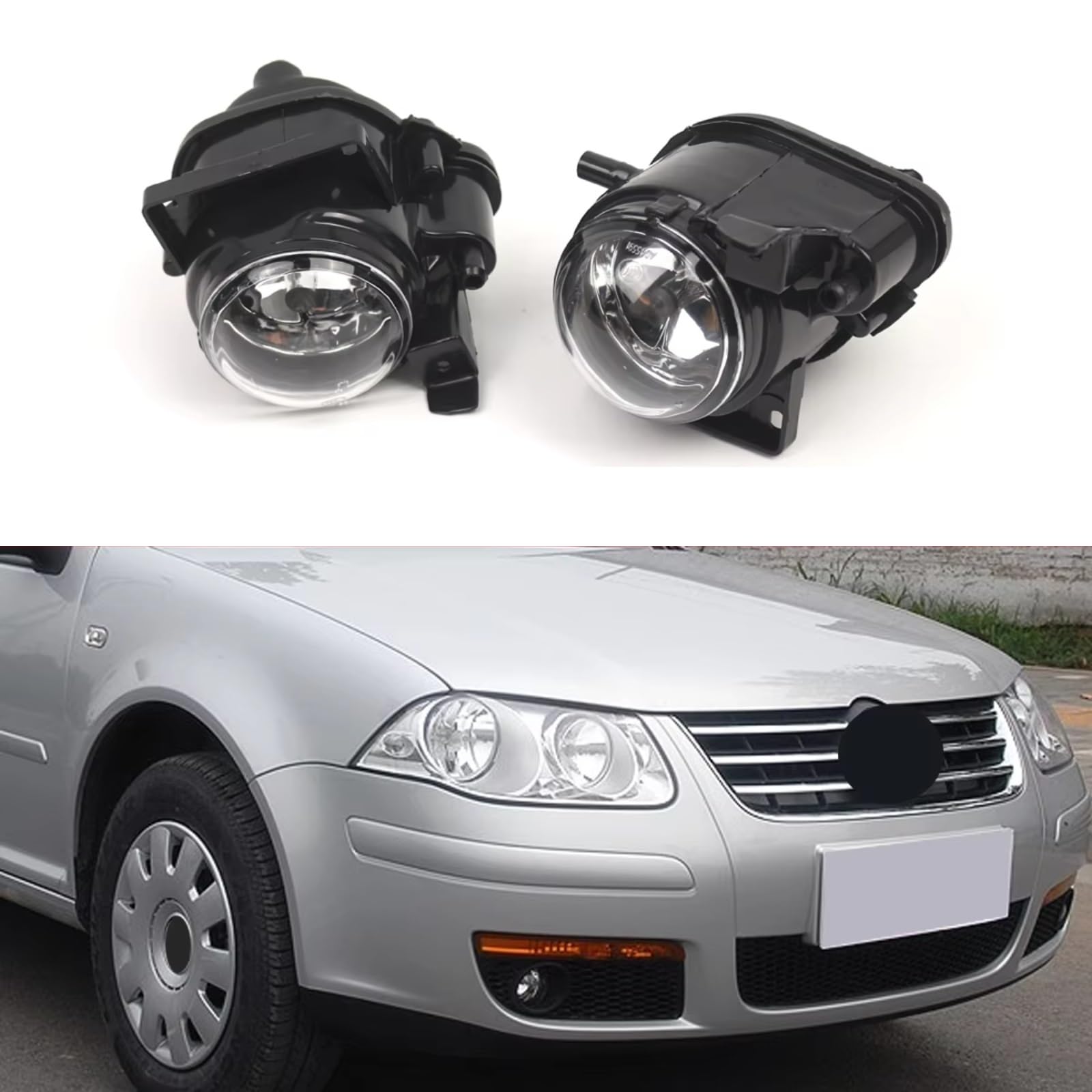 Fendinebbia Componente Auto Paraurti Anteriore Lampada Della Nebbia Kit Faro Fendinebbia Ricambio 1JD941700 Compatibile Con Per Bora 2006 2007 2008 2009 2010 2011(Left)