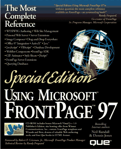 Special Edition Using Microsoft Frontpage 97