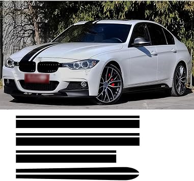 غطاء محرك السيارة سقف الجذع بونيه الجانب تنورة شريط ملصقات صائق، لسيارات BMW F30 E90 E92 E93 M Per، اكسسوارات الشكل