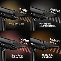 Vista 5 de GAMMA+ XCell Professional Ultra-Lightweight Hair Dryer Digital Motor Ionic Technology Whisper Quiet 12 Heat/Speeds