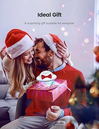 Miniatura 7 de Altavoces flotantes para piscina con luces LED coloridas, IPX7 impermeable para bañera de hidromasaje, sonido estéreo de 10 W, micrófono integrado,