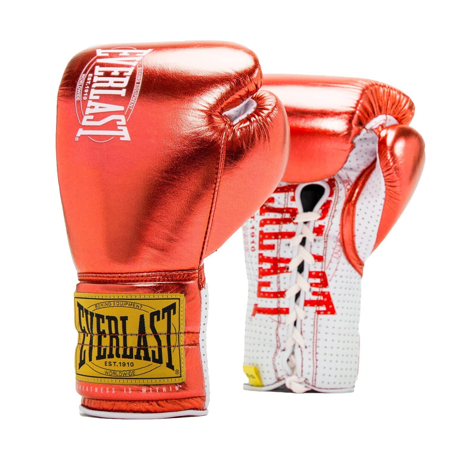Everlast Guanti da boxe unisex per adulti, 1910 Pro Fight Glove
