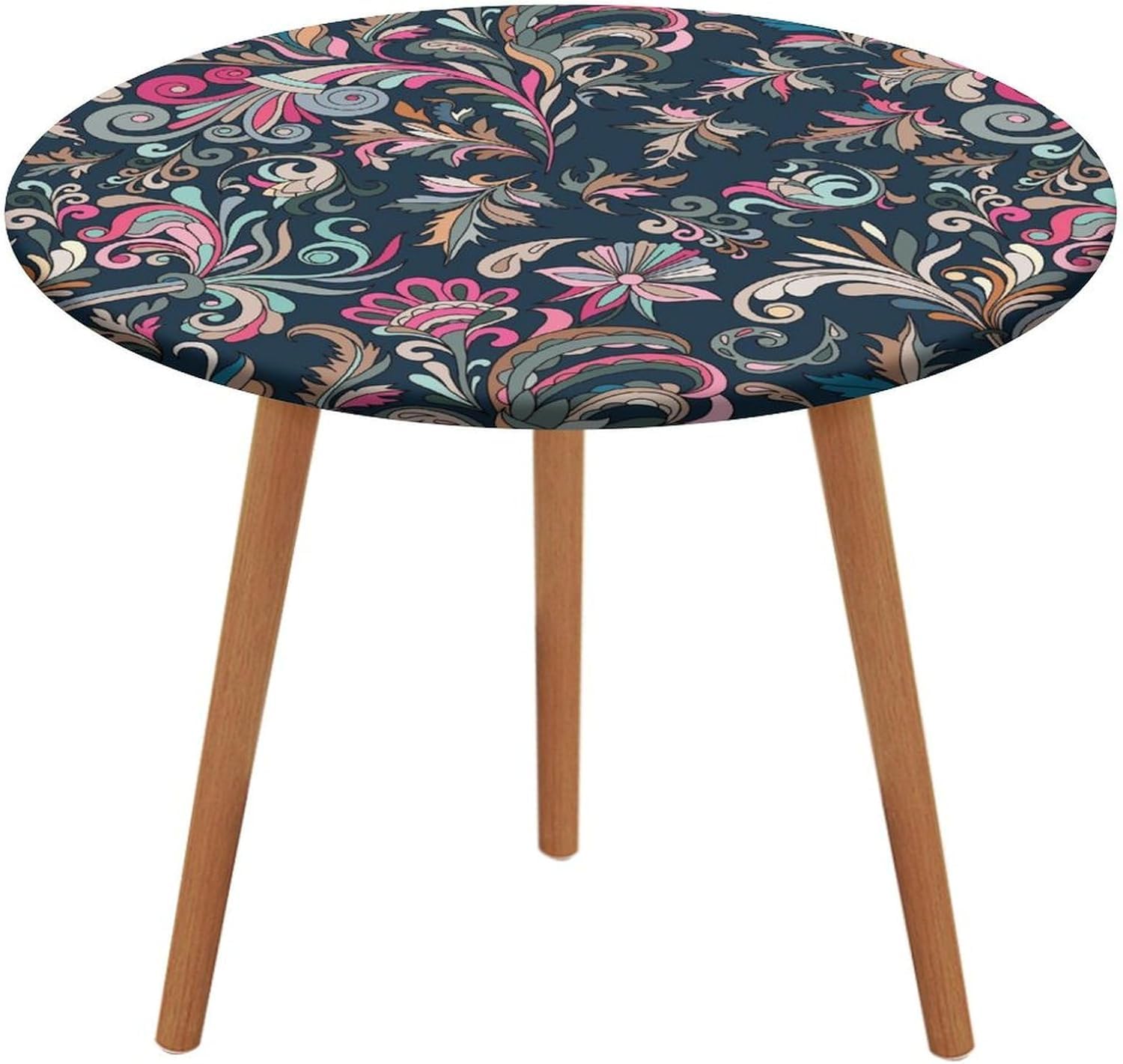 Nappe ronde élastique anti-plis : finie la nappe qui glisse !