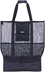Leberna Grande plage pliable léger - Sac à jouets de plage Mesh Sac pour Piscine Jouets de sable