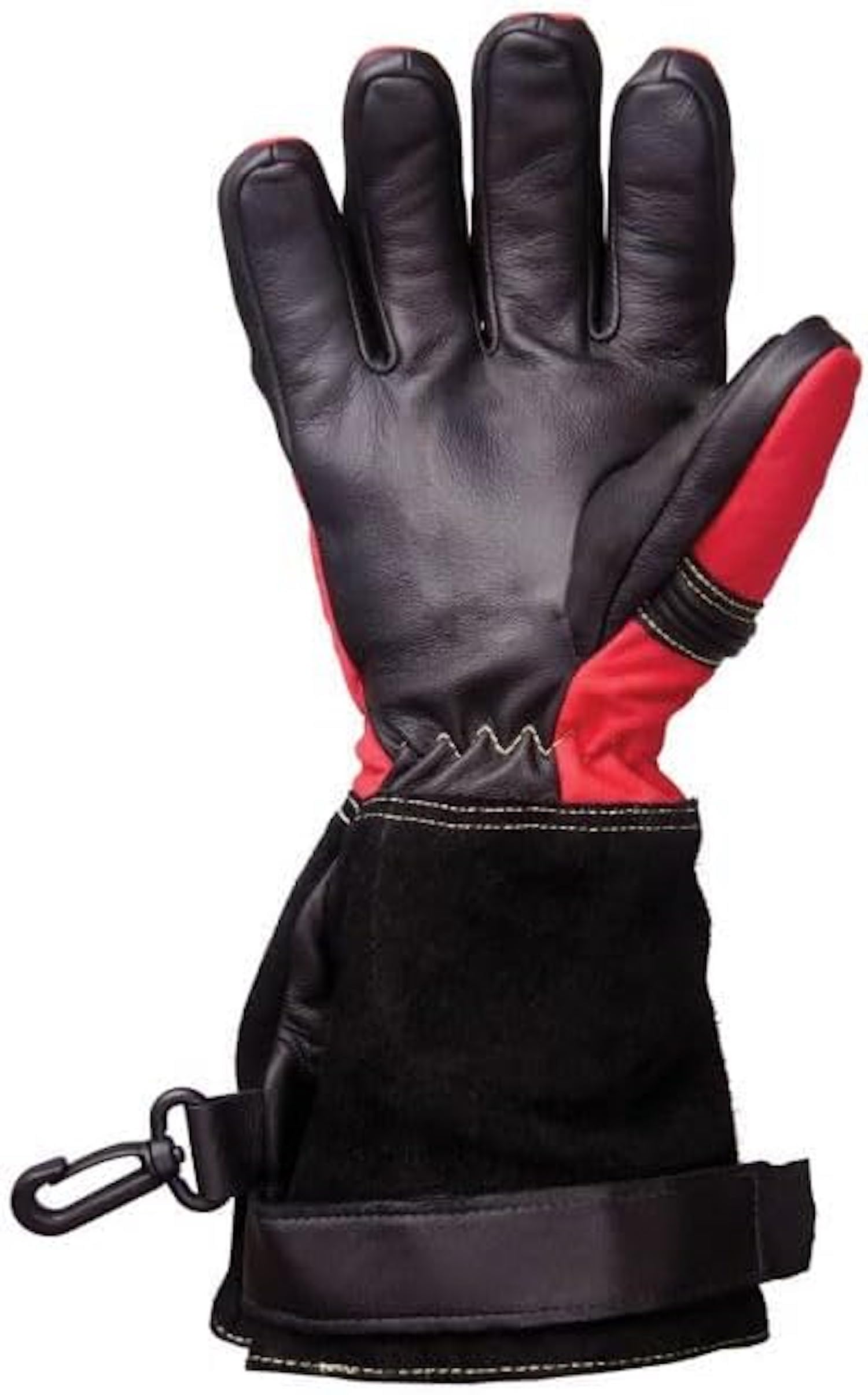 ROSTAING Gant Pompier Pro ATTACK6PEOM-BSC - Paire de Gants pour Sapeurs-Pompiers - Gant Anti Feu - Gant d'intervention Cuir pour Les Feux de Structures - Résistance Chaleur et Coupure - Gant Rouge