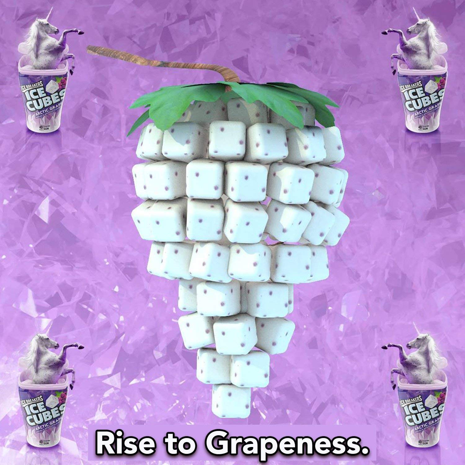 ICE BREAKERS Ice Cubes Cinnamon Sugar Free and Arctic Grape Sugar Free Chewing Gum Bottles (6 Count, 40 Pieces)