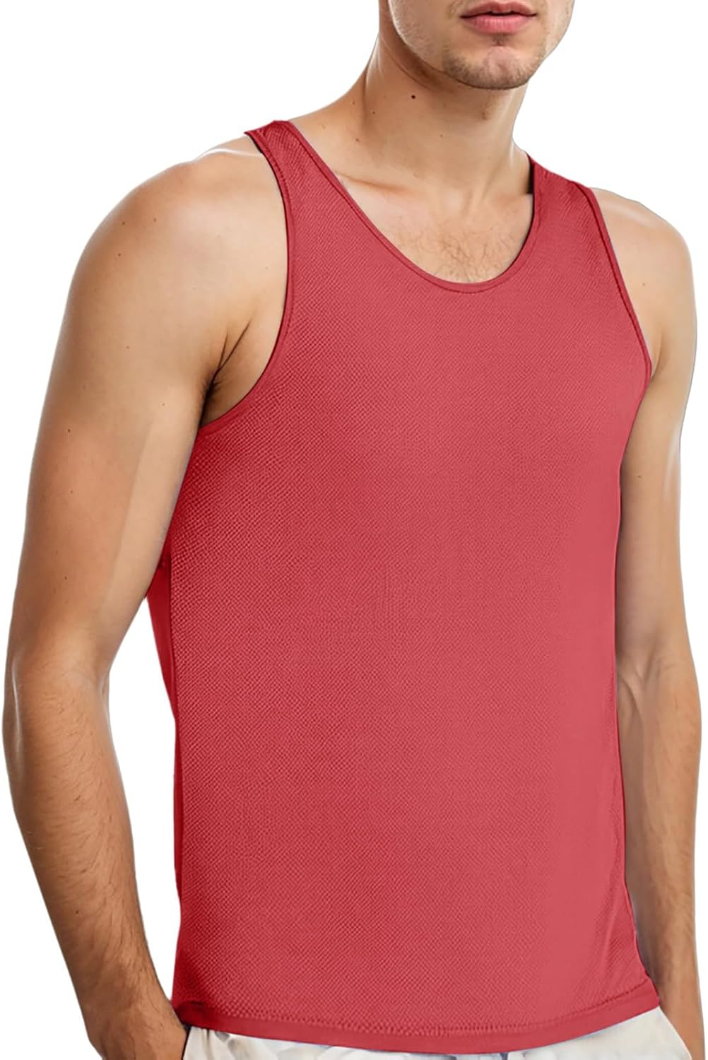 Men's Sleeveless Fitness Tops Casual Sports Vest Comfortable and Stylish Workouts for Active Trendy Loose Fit