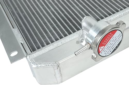 Miniatura 9 de Radiador de aluminio completo de 3 filas compatible con T-oyota Land Cruiser FJ40 FJ45 Series L6 1958-1984