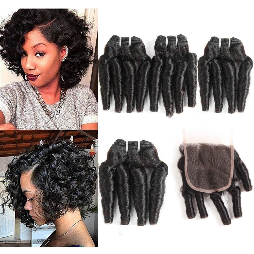 Amazon.com : Molefi Brazilian Funmi Hair Curly Weave 4 