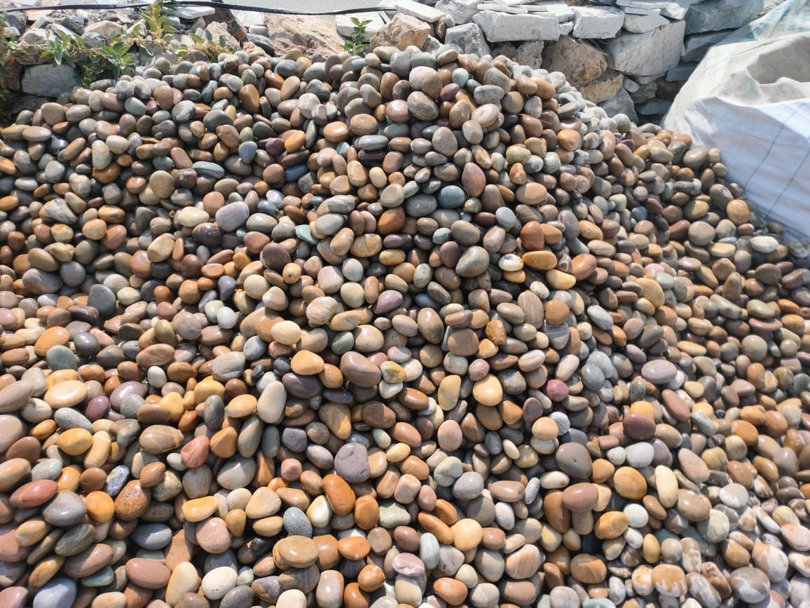 PEBBLES INDUSTRIES UNPOLISHED Natural Mix Colour River Pebbles for Home Garden Decor and Landscape and Plant Pots/Indoor and Outdoor Decoration Medium Size 30-55 MM (5kg) (B0D97JX9YS) Amazon Price History, Amazon Price Tracker