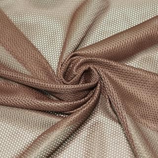 Texco Inc No Stretch Micro Mesh Knit Football, Soccer, Basketball Jersey Fabric, Apparel, DIY Projects, Brown 5 Yards