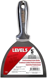 Sponsored Ad - 5" All Stainless Steel Joint Knife - LEVEL5 | Professional Grade Putty Blade, Premium Polished All-Metal, P...