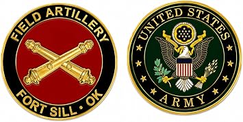 U.S. Army Field Artillery Challenge Coin