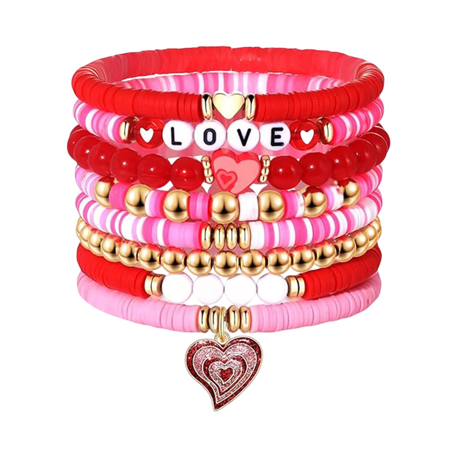 Generico Bracciali a maglie per donna Multistrato regolabile | Bracciali charm Catene sovrapponibili a , delicate e sobrie, per compleanni, festa della mamma, matrimoni, feste, Natale,