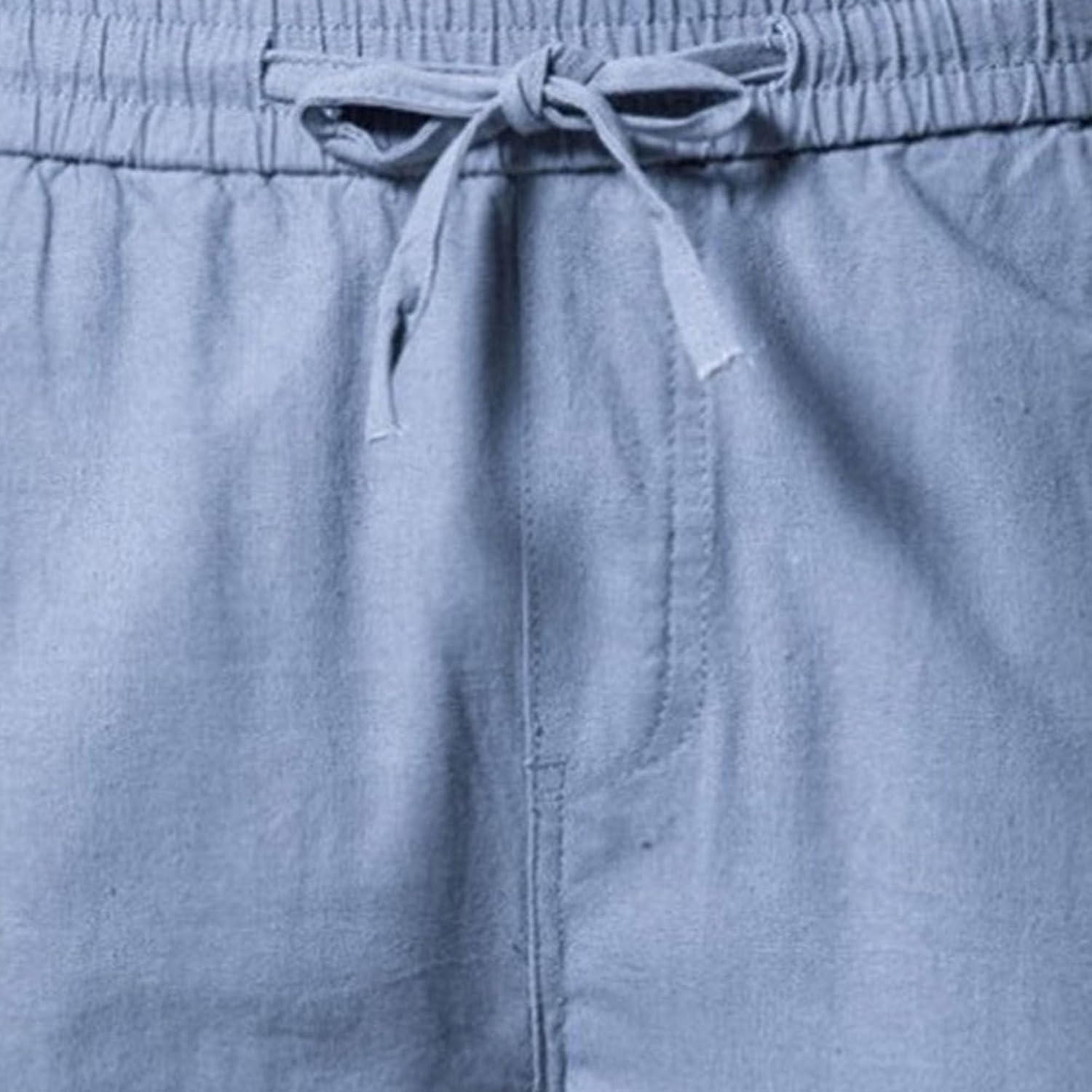 DGHM-JLMY Men's Solid Color Beach Breathable Shorts Loose Fit Drawstring Lightweight Shorts Summer Soft Elastic Waist Shorts
