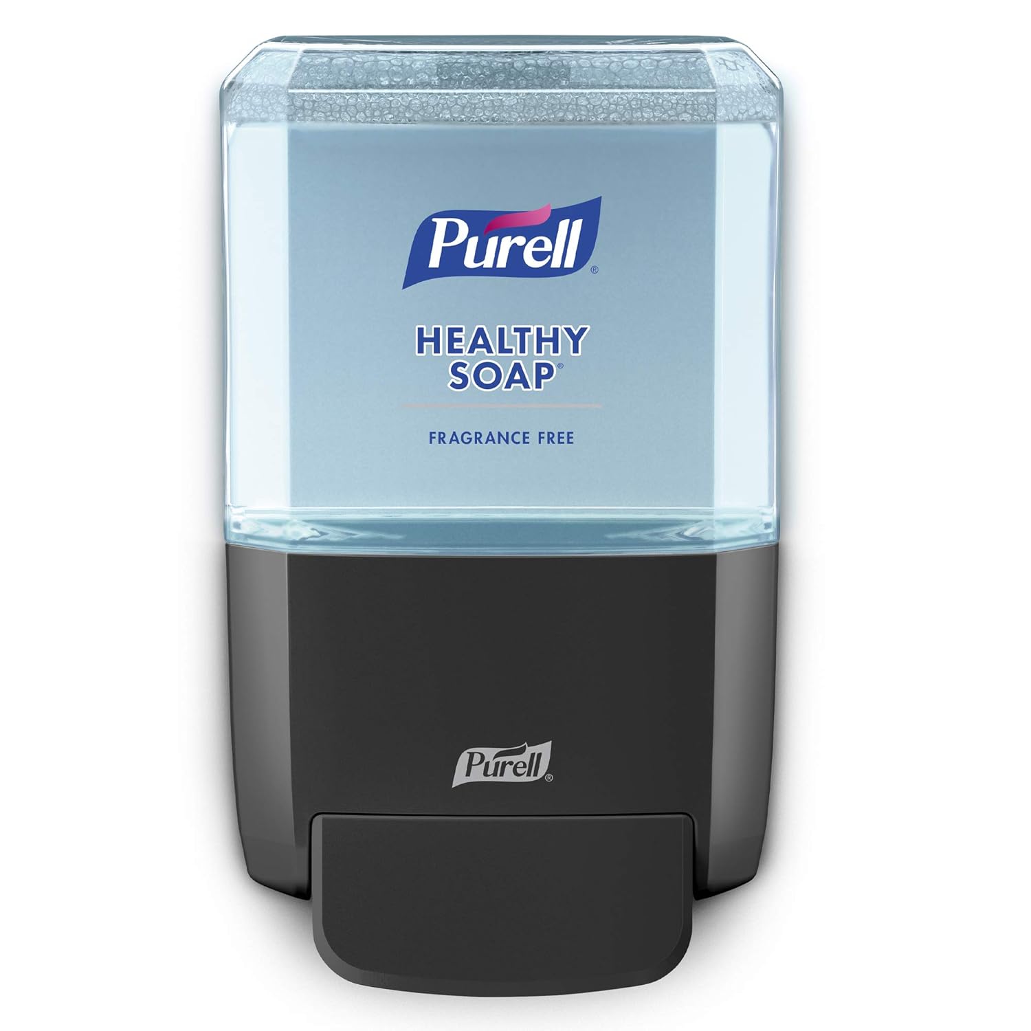PURELL Brand HEALTHY SOAP Gentle & Free Foam ES4 Starter Kit, 1 - 1200 mL Fragrance Free Soap Refill + 1 - PURELL ES4 Graphite Manual Soap Dispenser (Pack of 1) - 5072-1G - Manufactured by GOJO, Inc.
