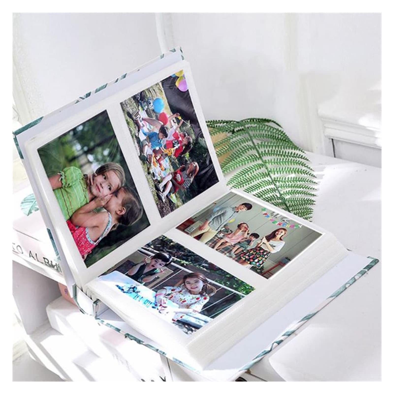 caihuashopping Album fotograficzny DIY rękodzieło 15 cm album na zdjęcia 4D duży 100 arkuszy scrapbookingu papier rodzina album na zdjęcia ślubne rodzinne albumy na zdjęcia rodzinne (kolor: A)