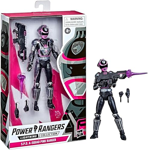 Hasbro Power Rangers: Space Patrol Delta Pink Ranger Lightning Collection - Figura de acción de 6 pulgadas, exclusiva
