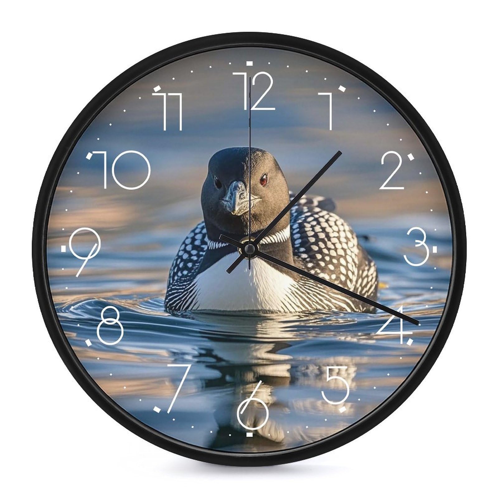 Horloge murale pour salle de classe silencieuse facilitant l'attention