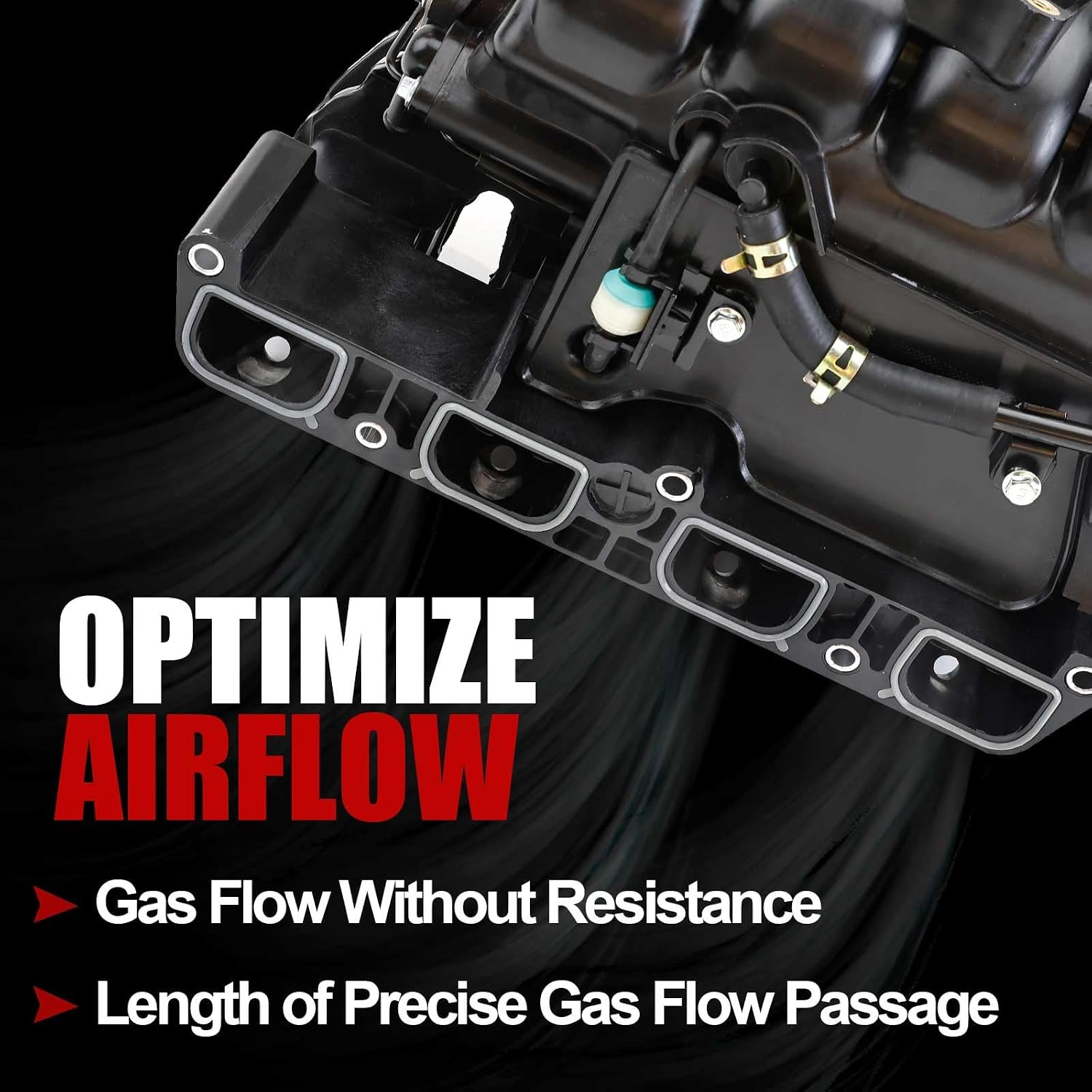 MITZONE Intake Manifold Compatible with Hyundai Tucson 2010-2013 Kia Sorento MPI 2011 2012 2013 2.0L 2.4L None Acuator 283102G071 283102G080