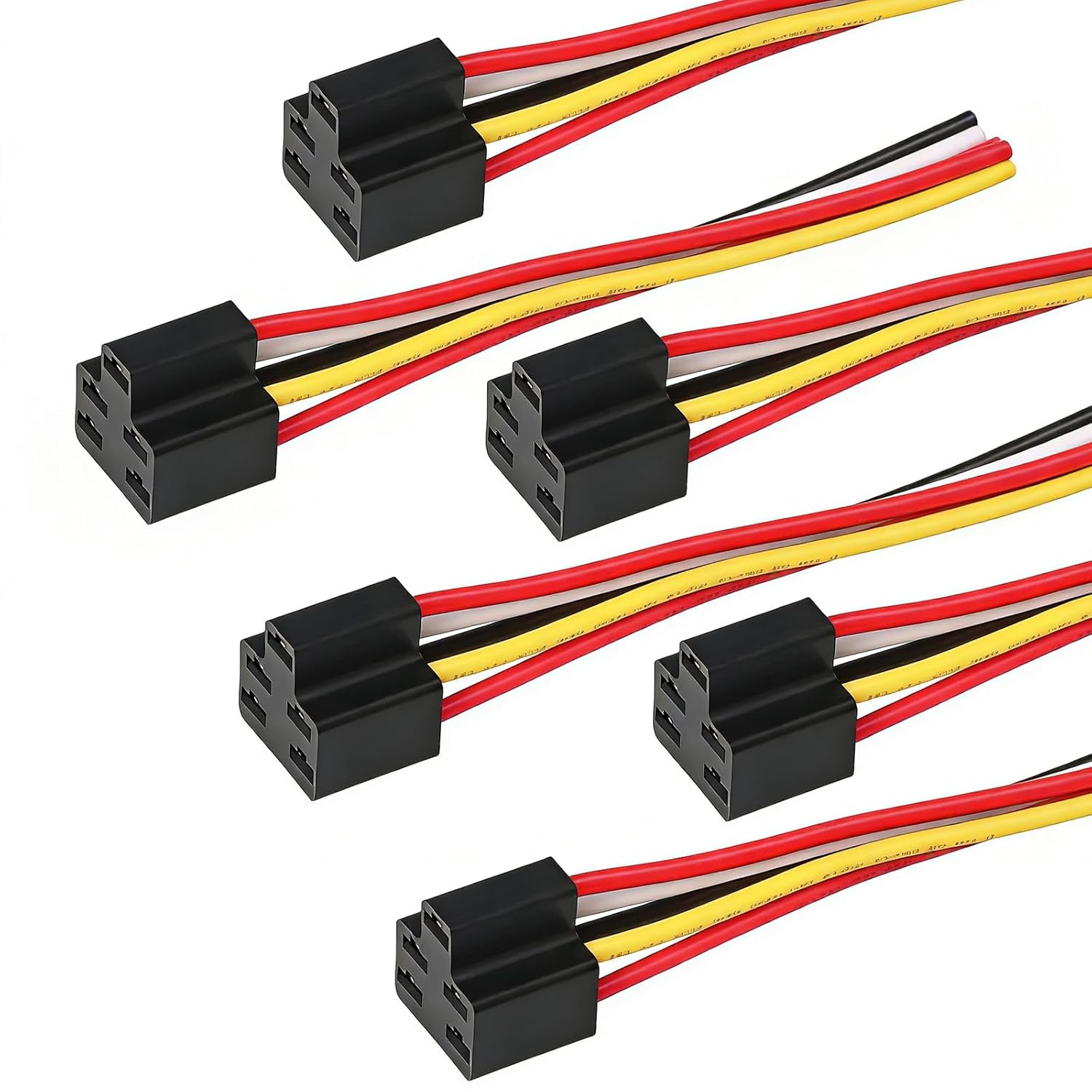 6Pcs Rotary Blower Switch Repair Pigtail Connector MT1345 Replacement for Toyota Honda Ford