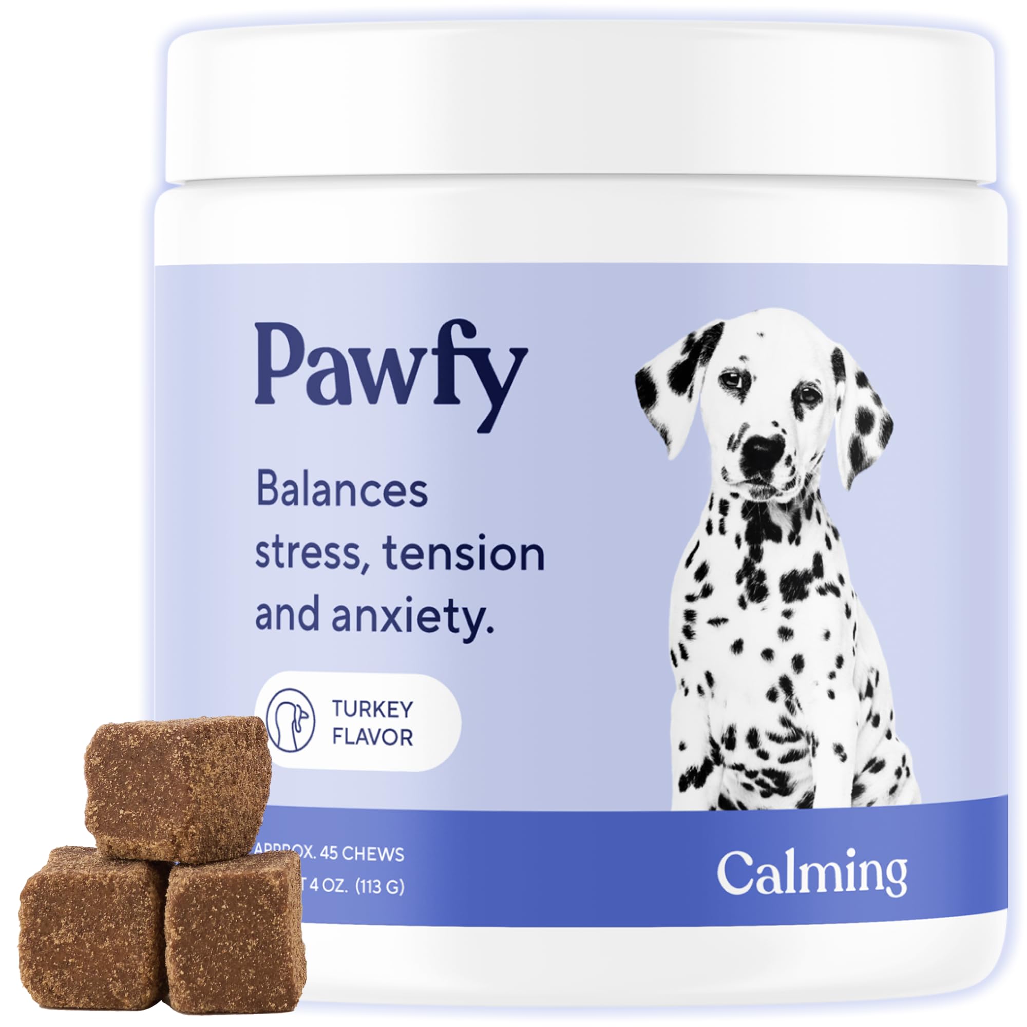 Pawfy Mordillant doux complément apaisant pour petit et grand chien