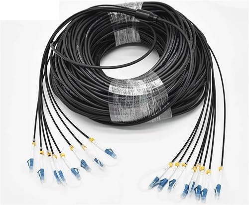 NHBQPOG TPU Armored Optical Cable,Sturdy and Soft Patch Cord,SC UPC,LC UPC,Singl