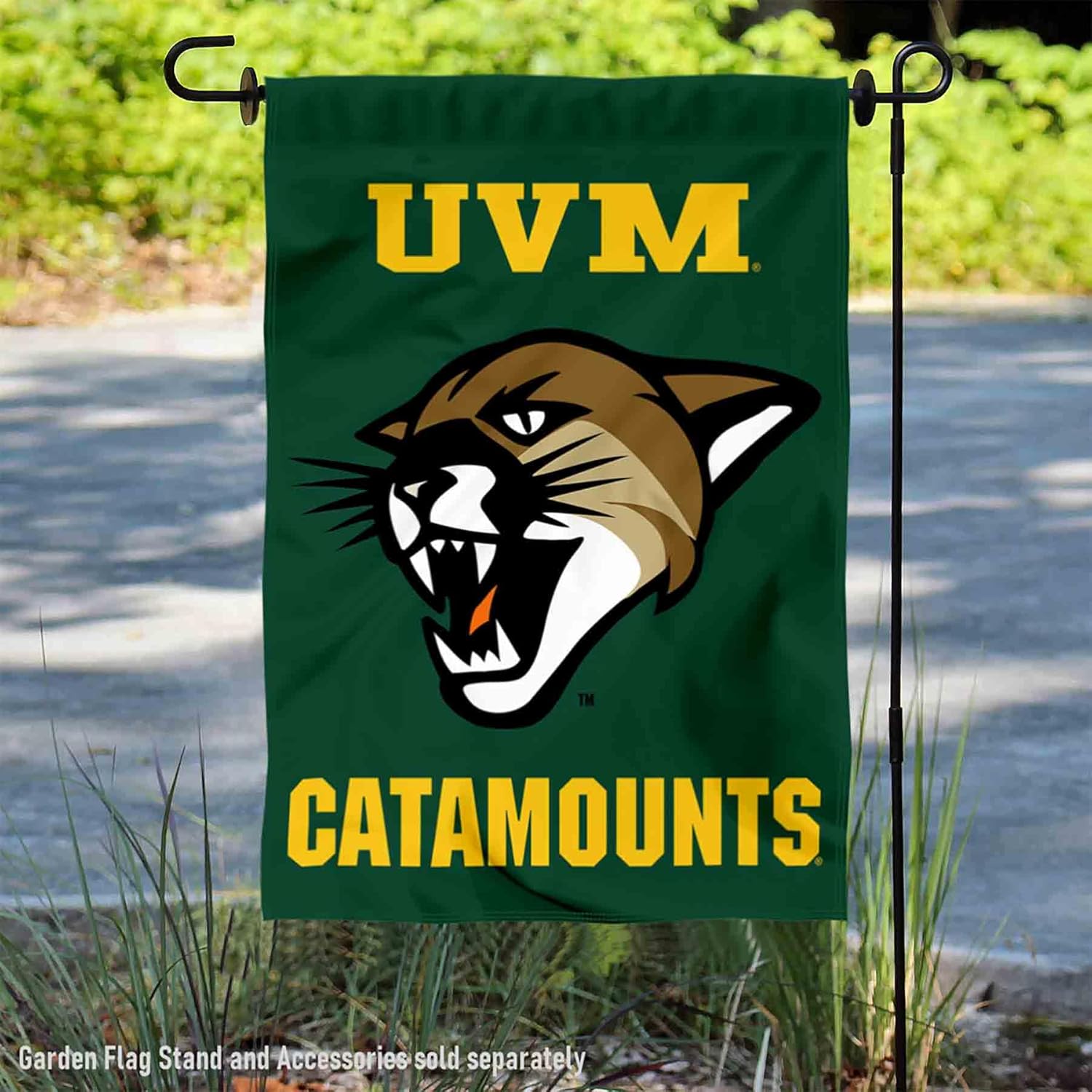 Vermont Catamounts Garden Flag