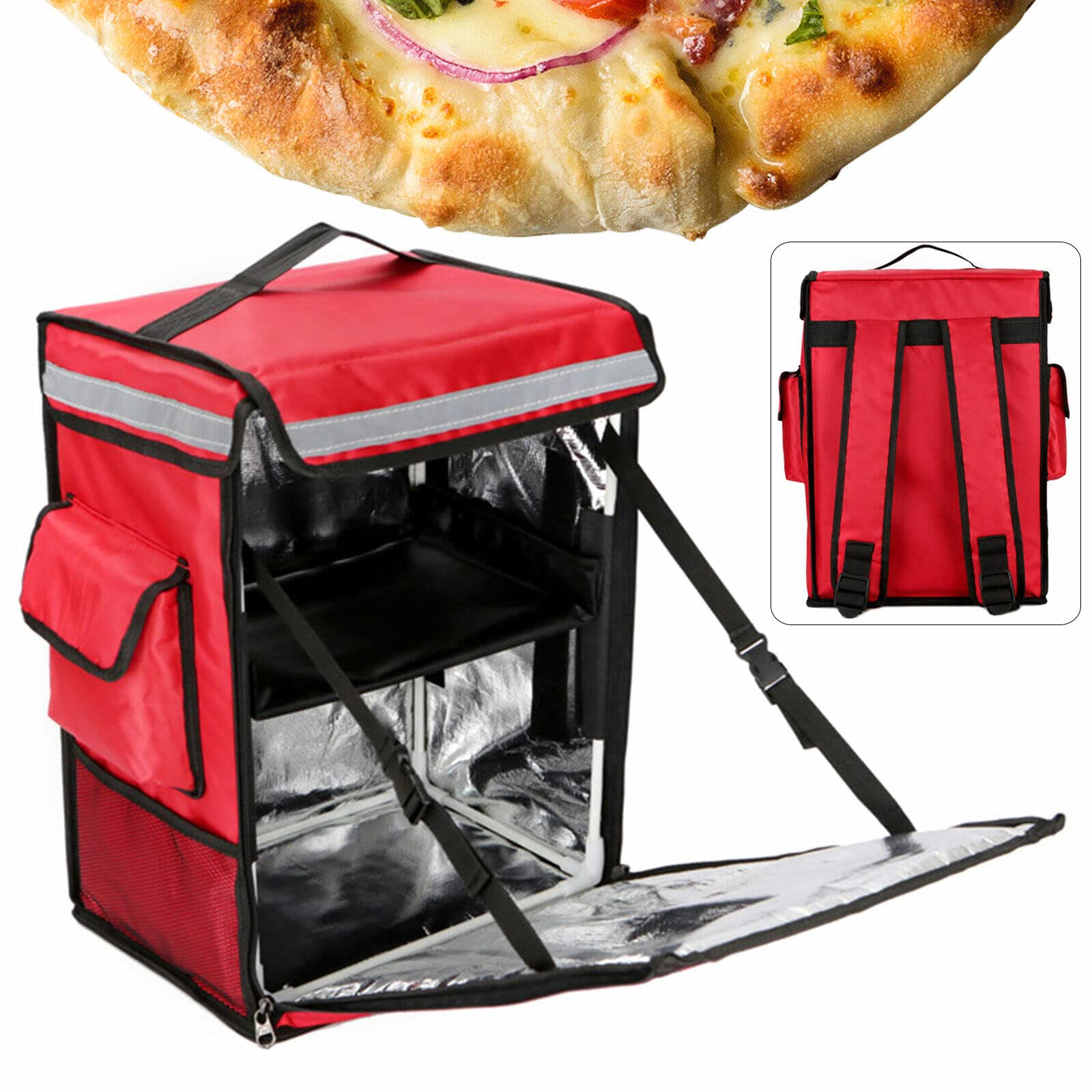 Bolsas de Comida a Domicilio Mochila Bolsa De Reparto Mochila for Llevar Repartos for Motos Y Bicicletas,Bolsa for Pizza for Restaurantes,Deliveroo
