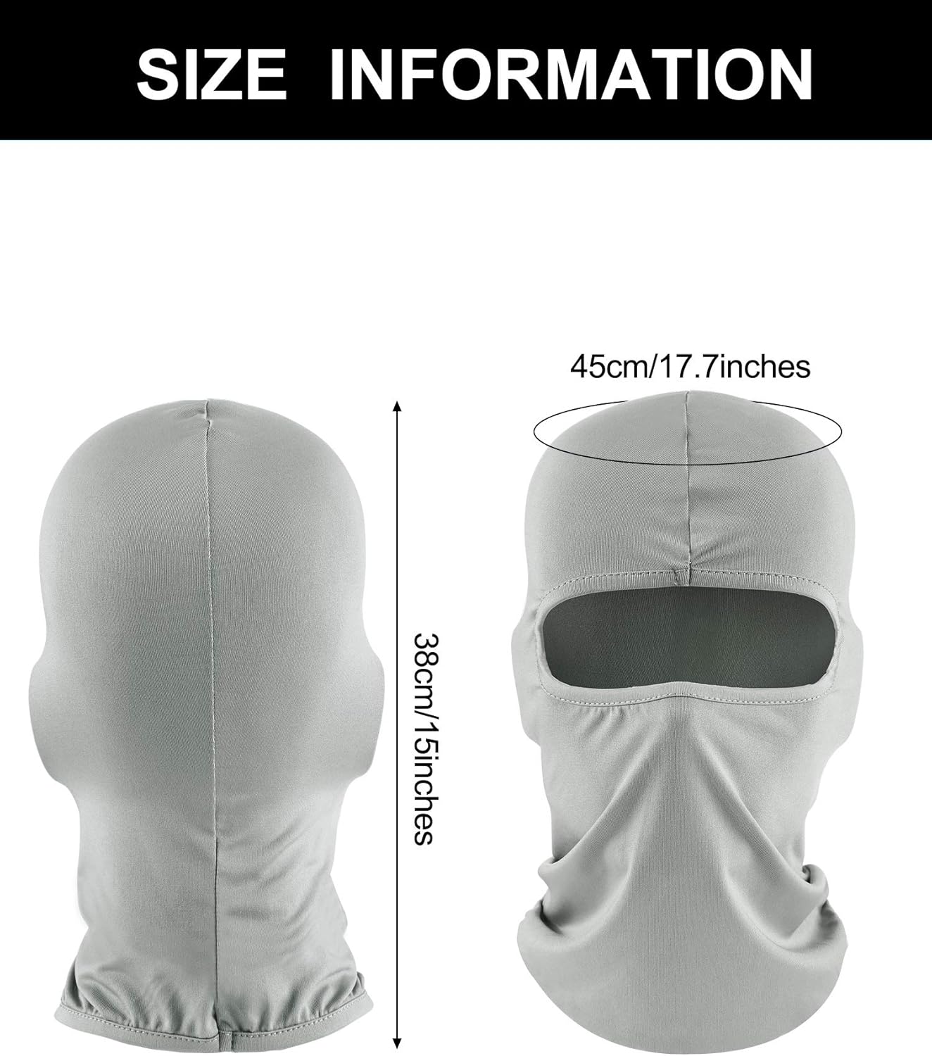 SATINIOR 8 Pcs Ski Balaclava Face Cover Winter Face Mask Windproof UV Protection Outdoor Balaclava for Men Women - Image 3