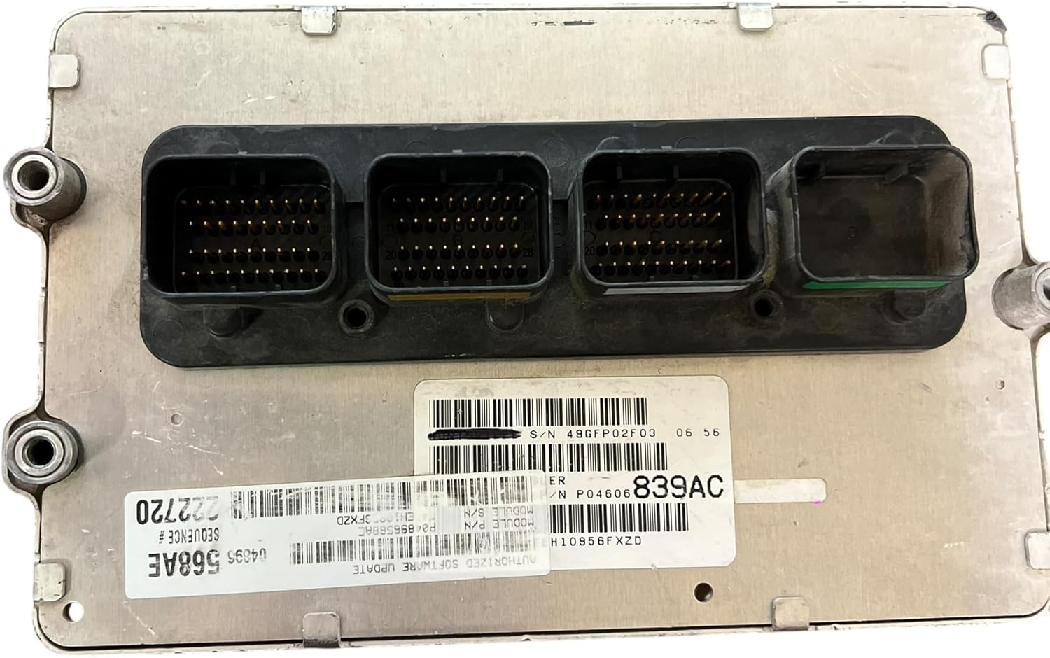 2006 Compatible with Chrysler 300C Dodge Charger Magnum 5.7 ECU Engine Control Module 04606839AD Used May Needs to Be Programmed