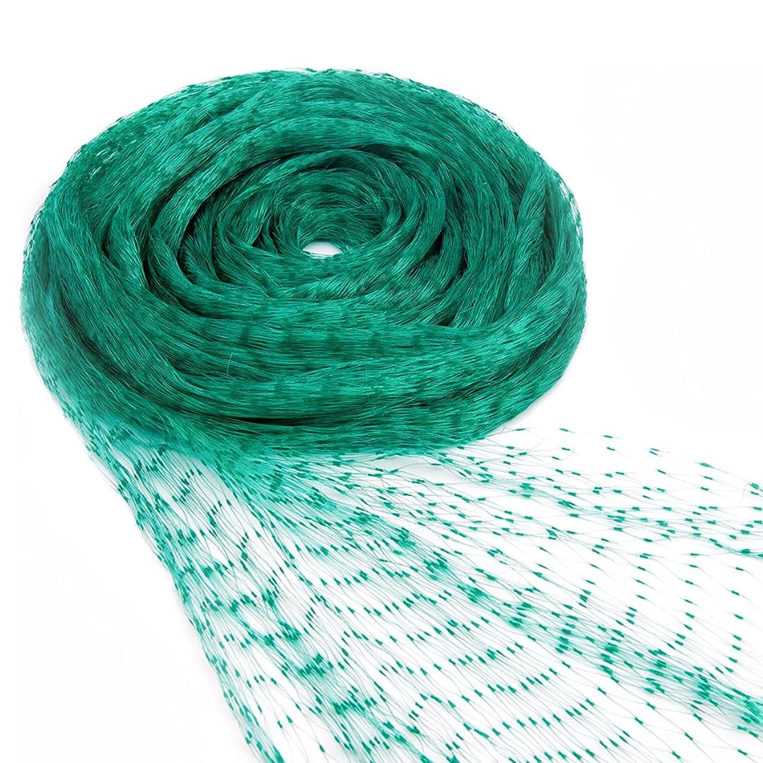 Garden Mile Green 2 Packs 4M X 10M Garden Netting For Plants Heavy Duty Fine Strong Mesh Garden Pond Net Plant Fruit Vegetation Allotment Protection Protect Pond Fish Cover Predator Deterrent Outdoor