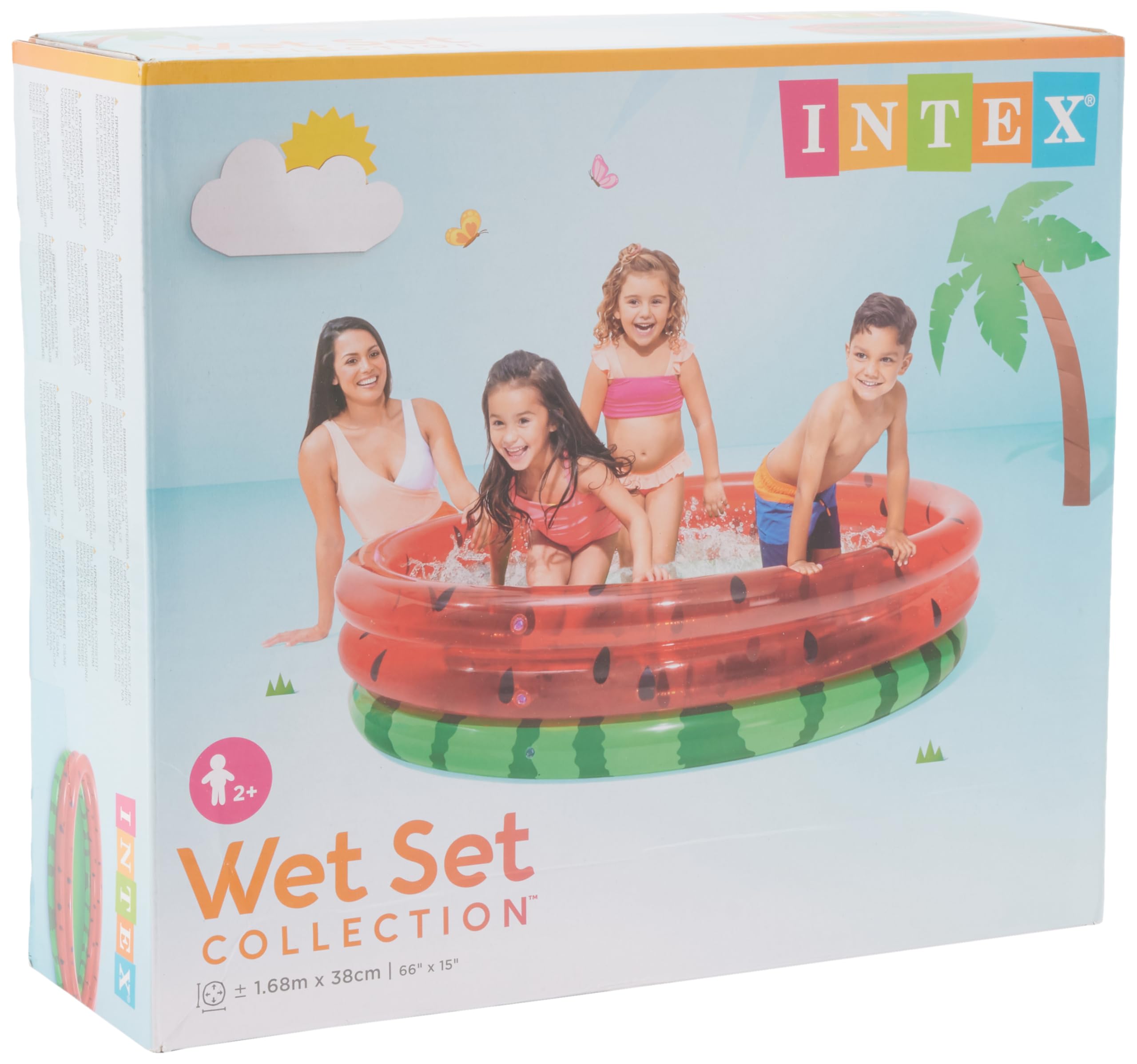 Intex Piscina hinchable Sandía (58448)